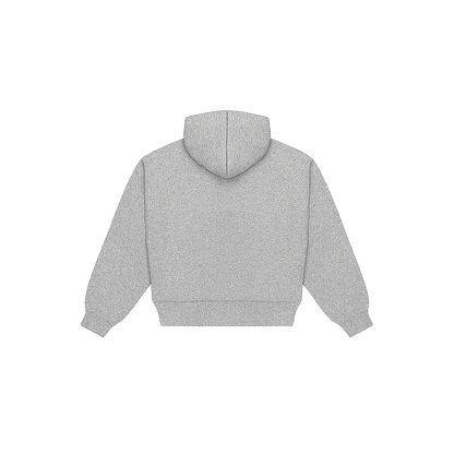 Bluza szary melanż - boxy