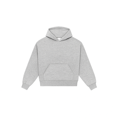 Bluza szary melanż - boxy